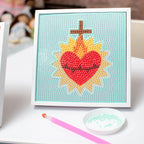 Sacred Heart of Jesus Gem Art Craft Kit