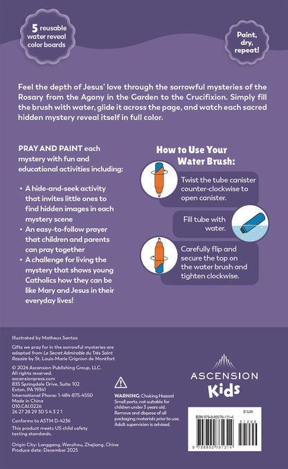 Pray and Paint: Mysteries of the Rosary Water Reveal Bundle