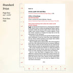 Standard Leather / Standard Print