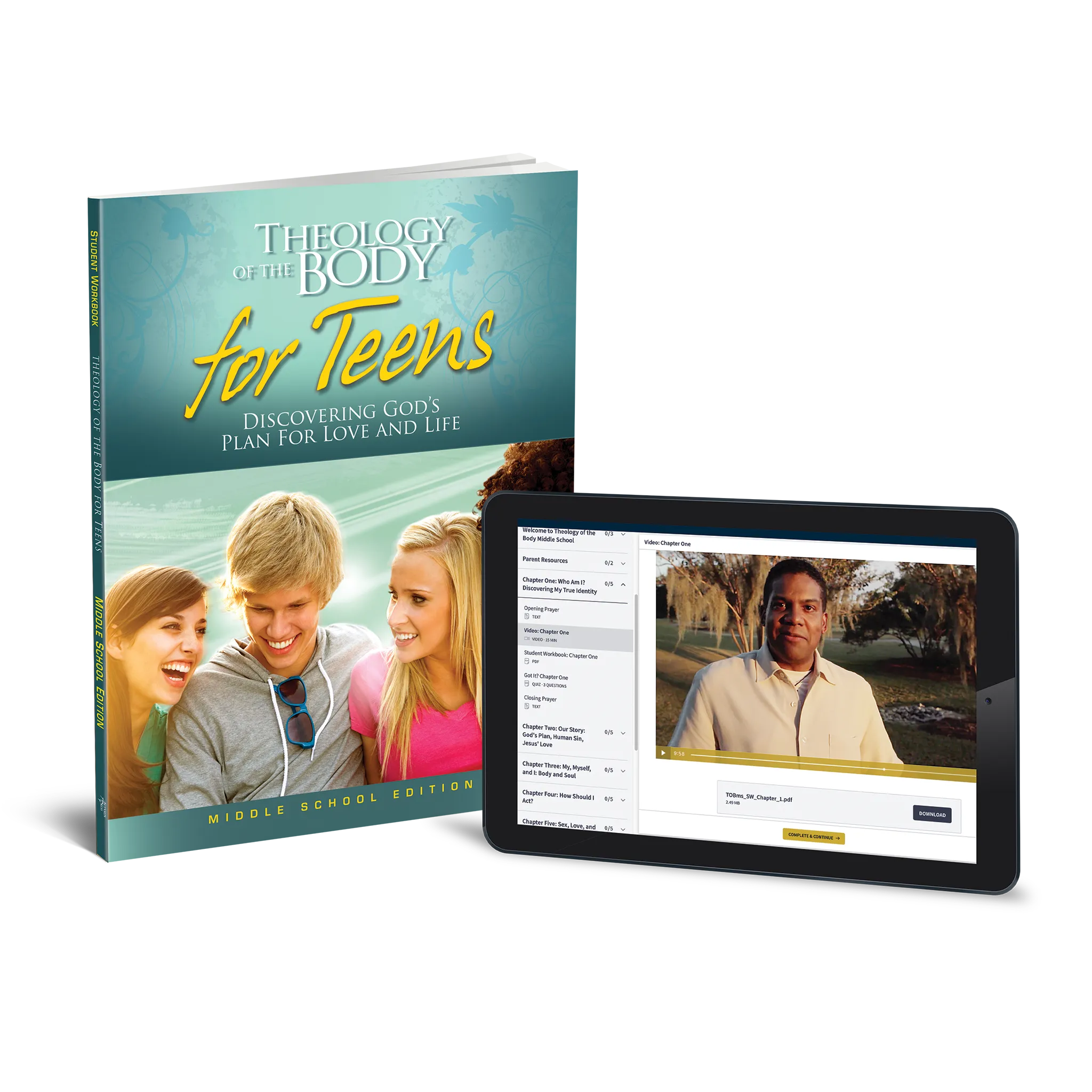 Theology of the Body for Teens: Middle School Edition Student Workbook with Online Access