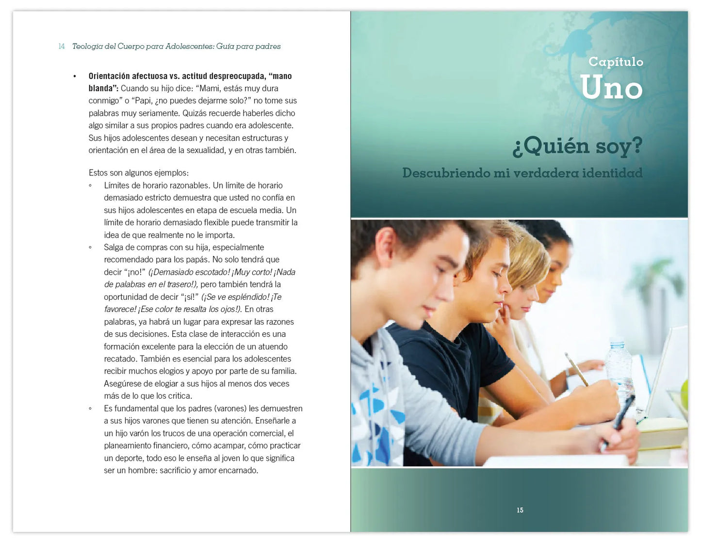 Theology of the Body for Teens: Middle School Edition Parent's Guide (Spanish Edition)