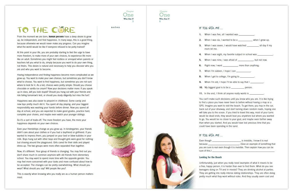 Theology of the Body for Teens: Middle School Edition Student Workbook with Online Access