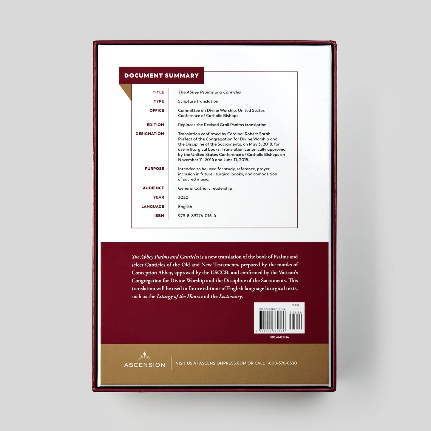 The Abbey Psalms and Canticles