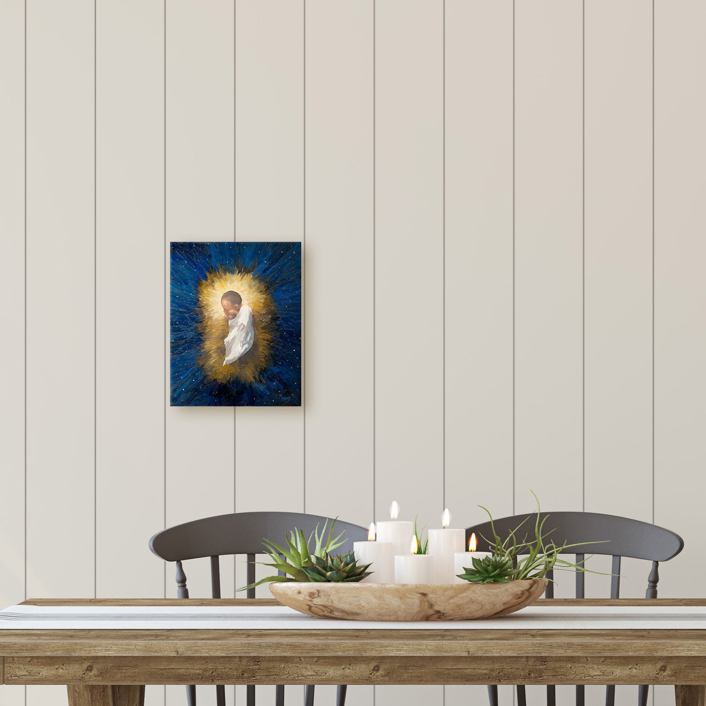Rejoice! Fine Art Canvas Print: The Word Became Flesh