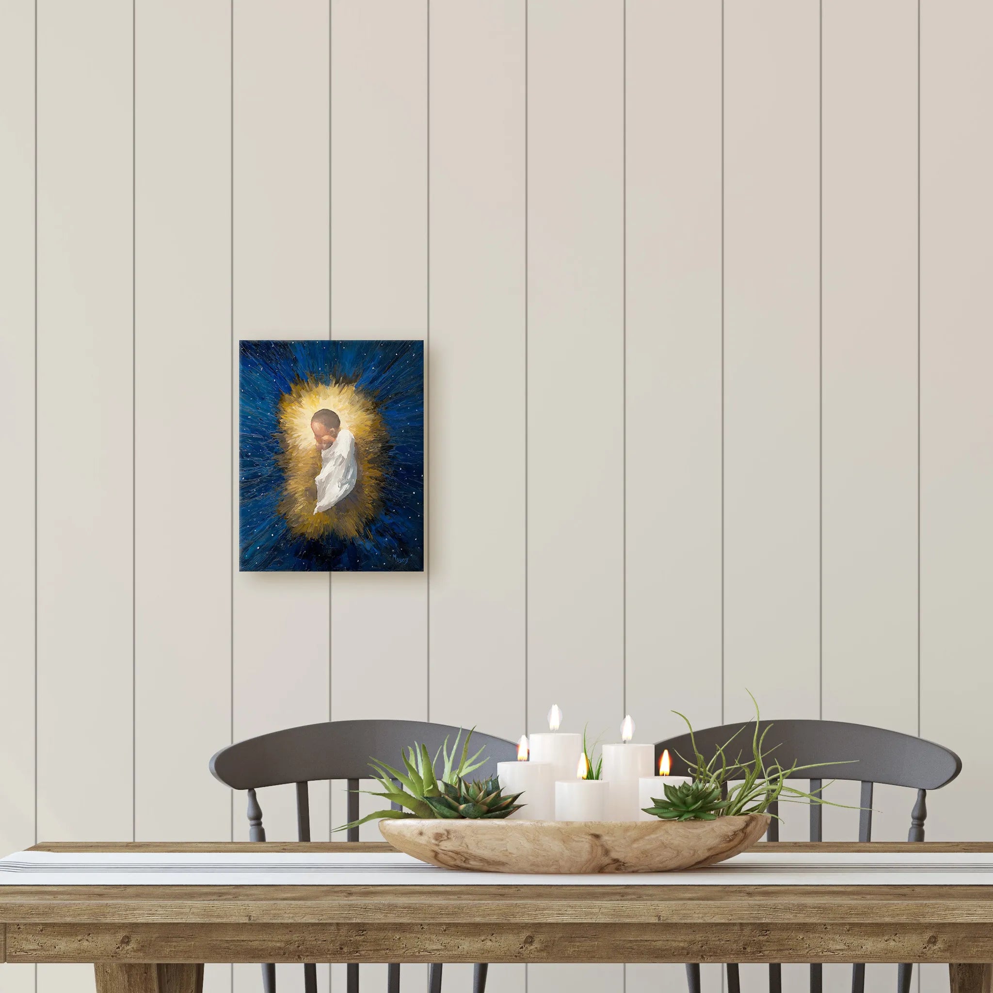 Rejoice! Fine Art Canvas Print: The Word Became Flesh