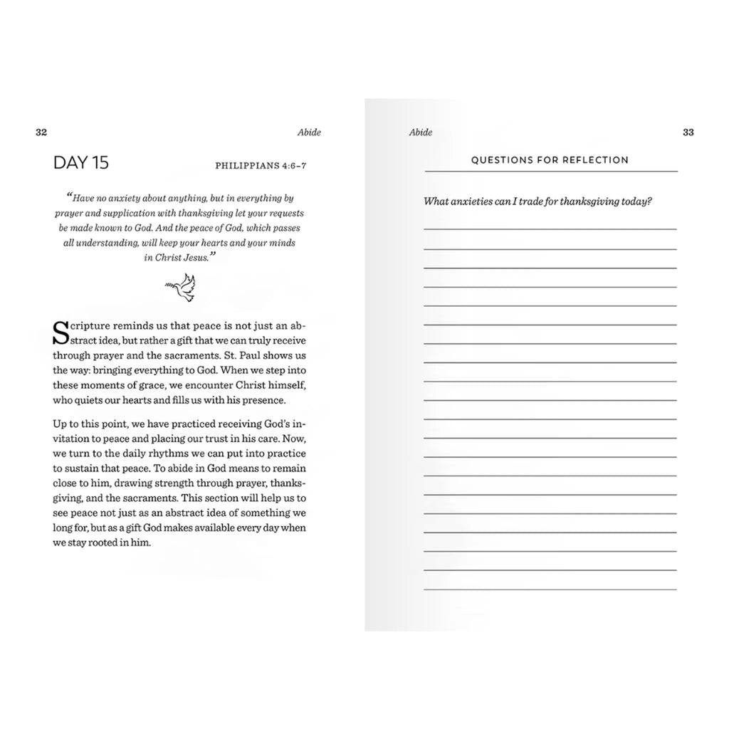 Peace in His Presence: A 30-Day Journey to Finding Peace and Trust in Scripture