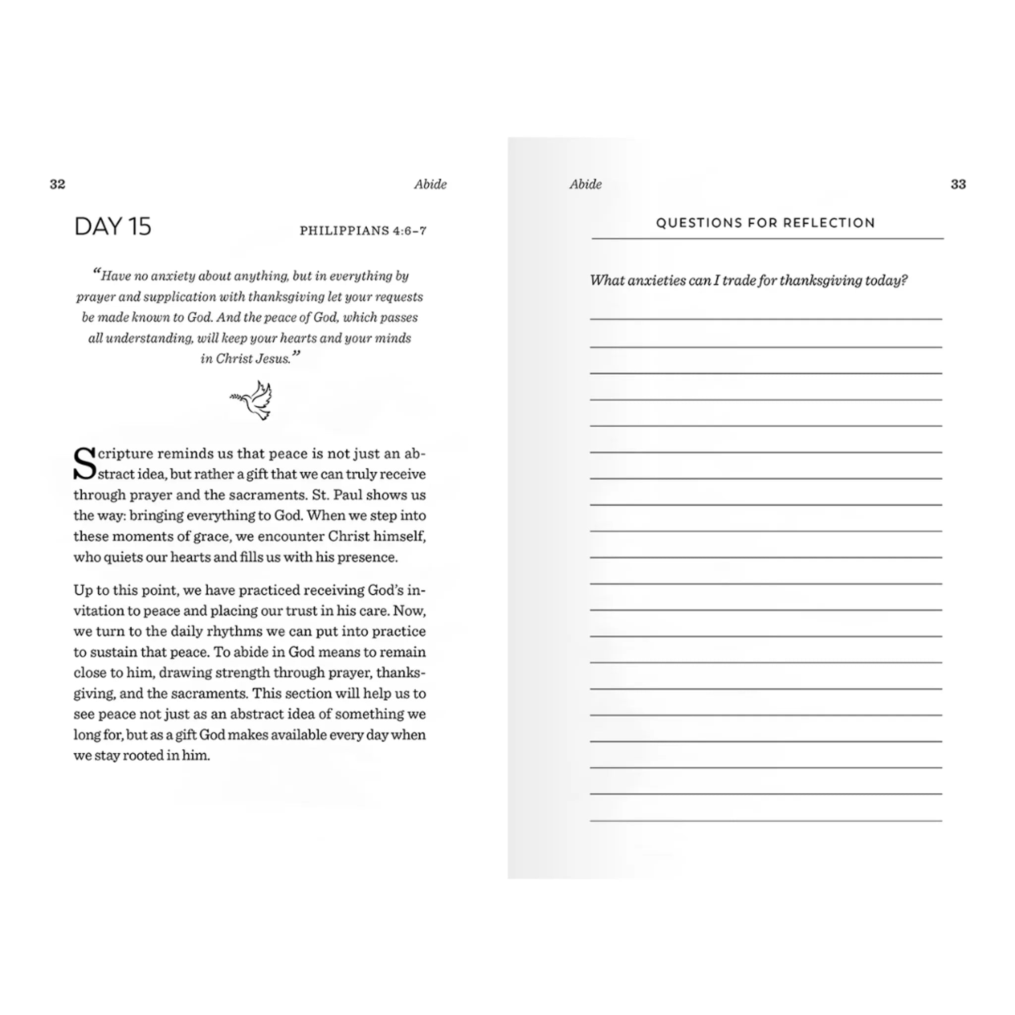 Peace in His Presence: A 30-Day Journey to Finding Peace and Trust in Scripture
