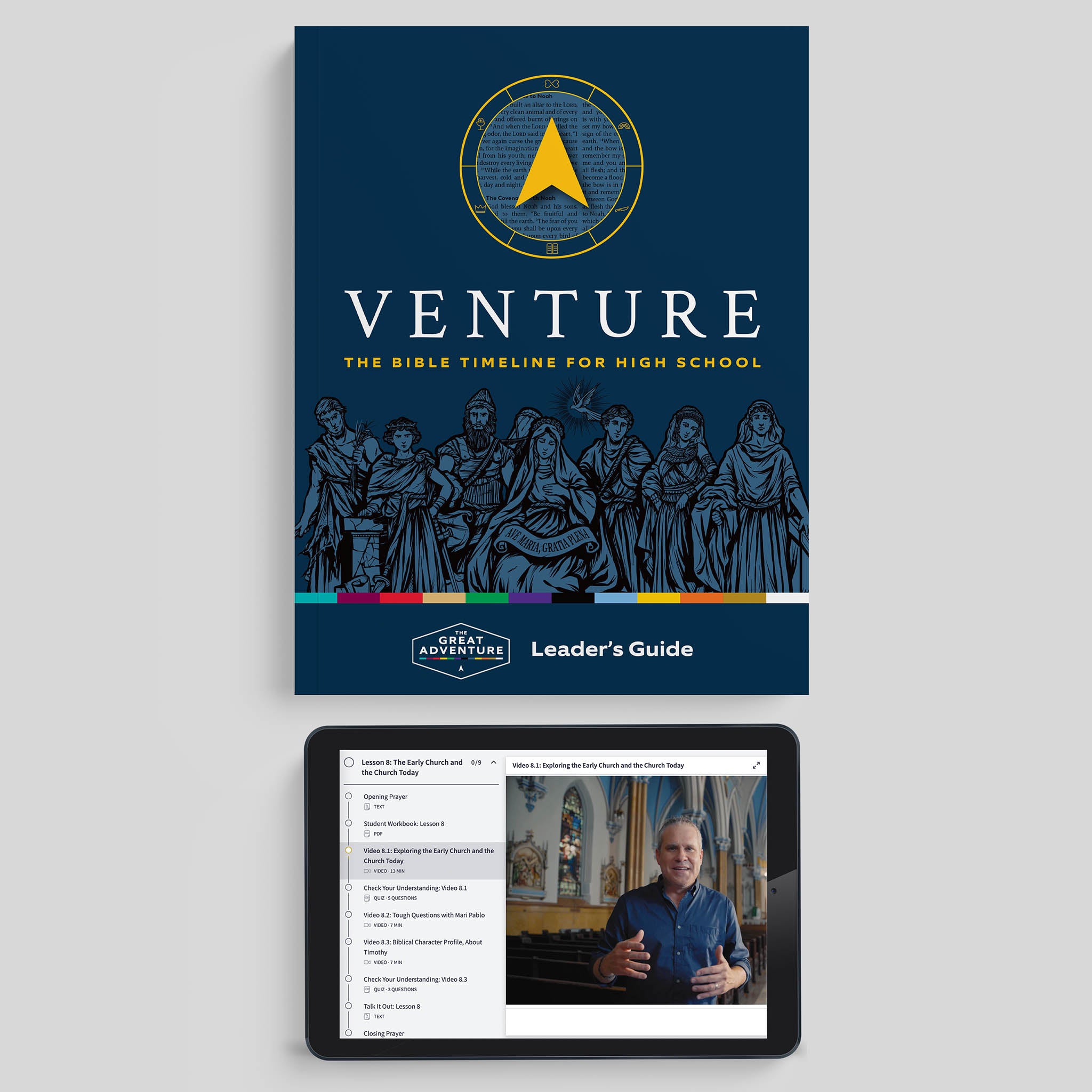 Venture: The Bible Timeline for High School, Leader's Guide with Digital Access