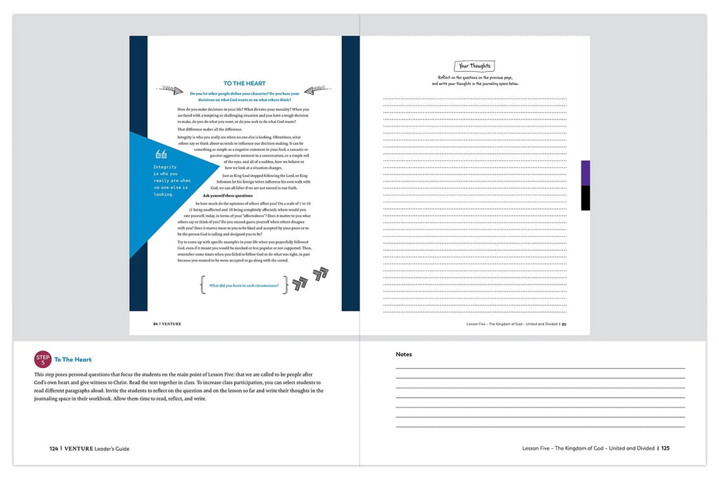 Venture: The Bible Timeline for High School, Leader's Guide