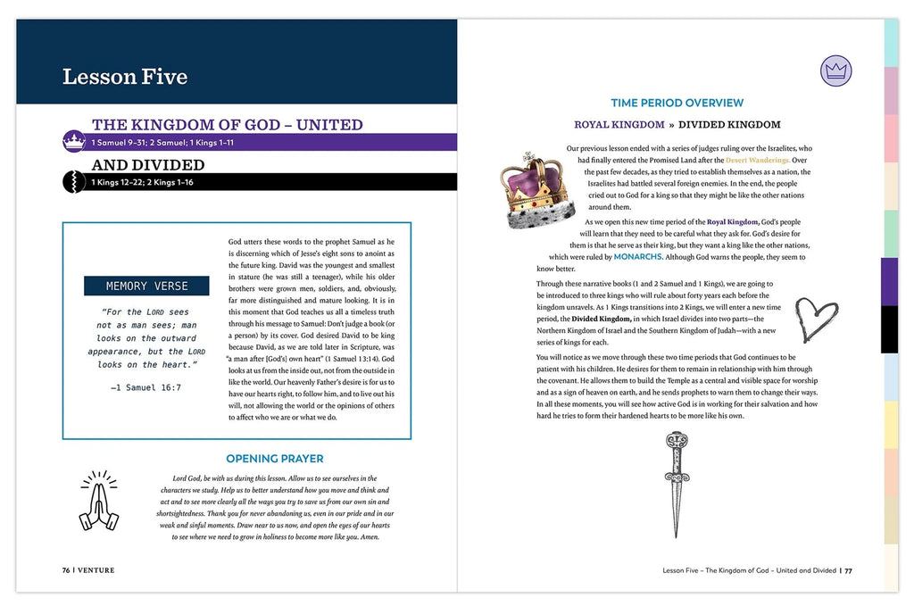 Venture: The Bible Timeline for High School, Student Pack