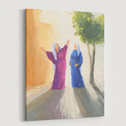 Rejoice! Fine Art Canvas Prints: The Visitation