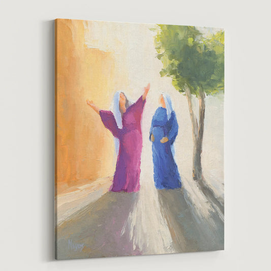 Rejoice! Fine Art Canvas Prints: The Visitation