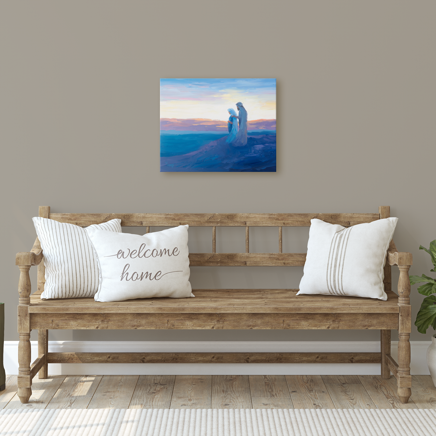 Waiting Well Canvas Print: Waiting
