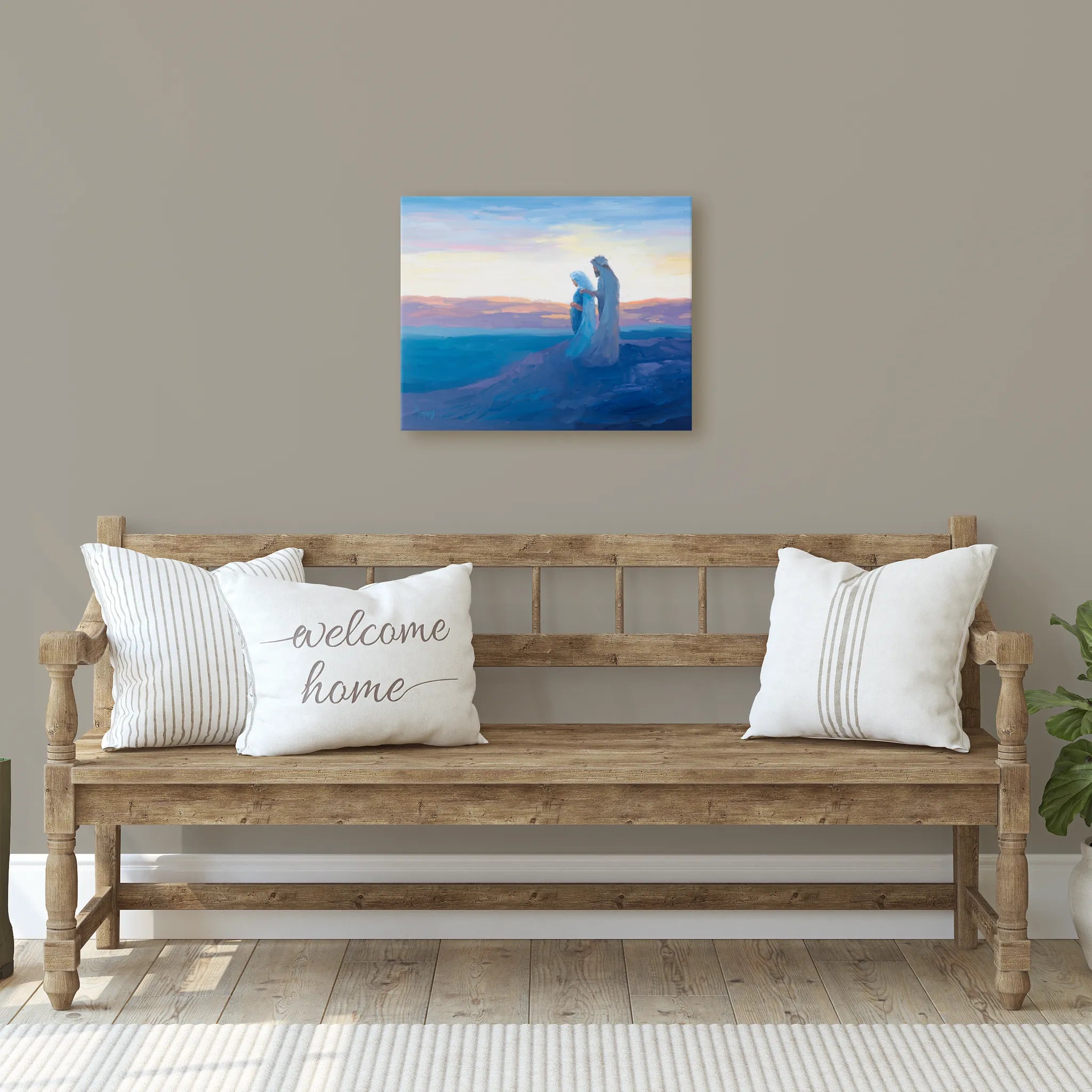 Waiting Well Canvas Print: Waiting