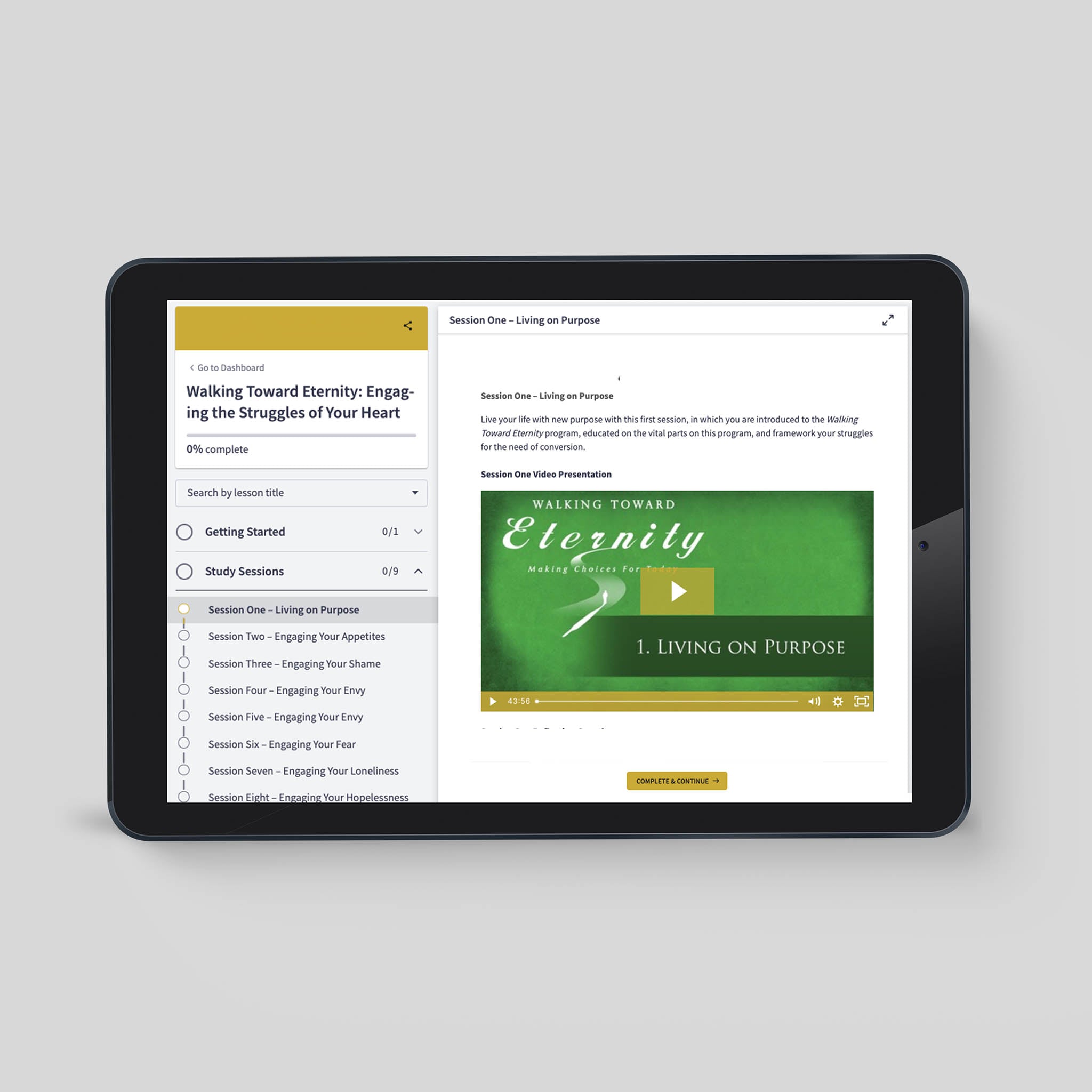 Walking Toward Eternity: Engaging the Struggles of Your Heart [Online Video Access]