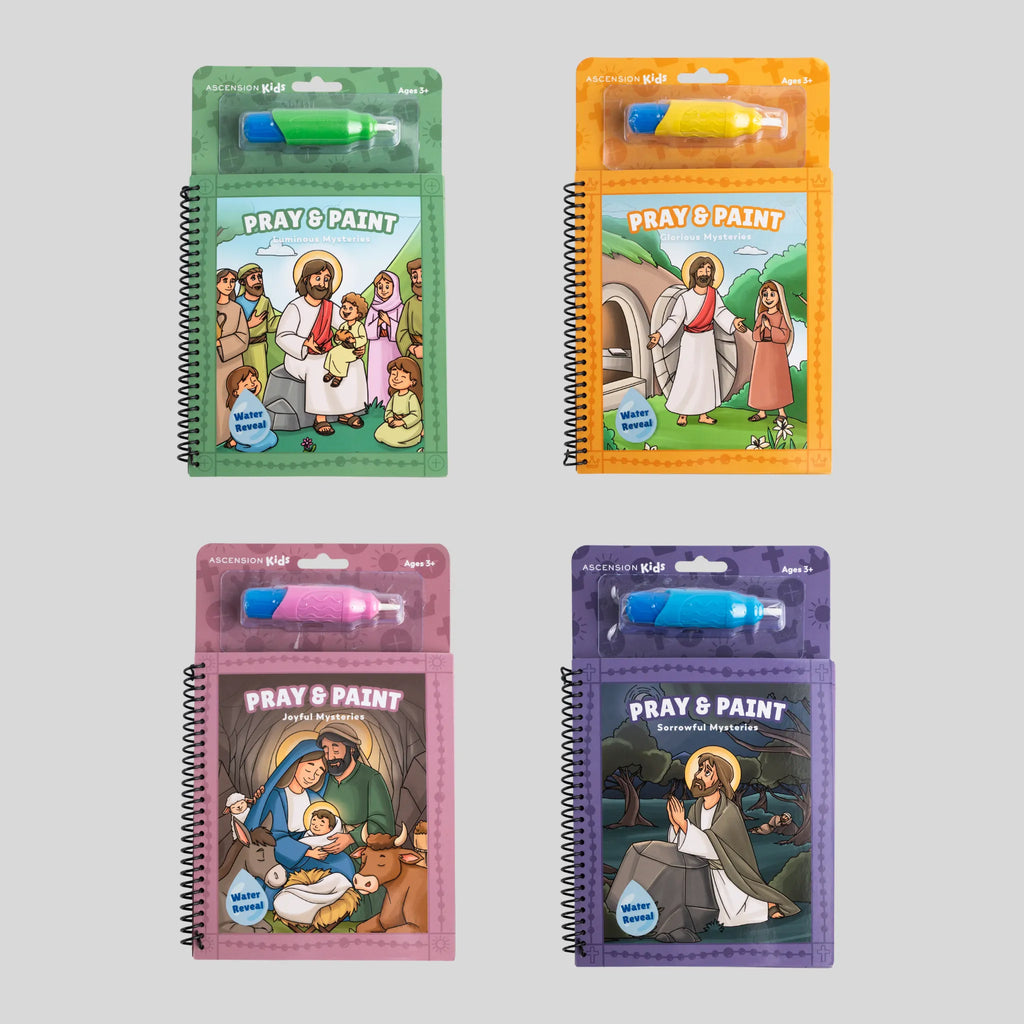 Pray and Paint: Mysteries of the Rosary Water Reveal Bundle
