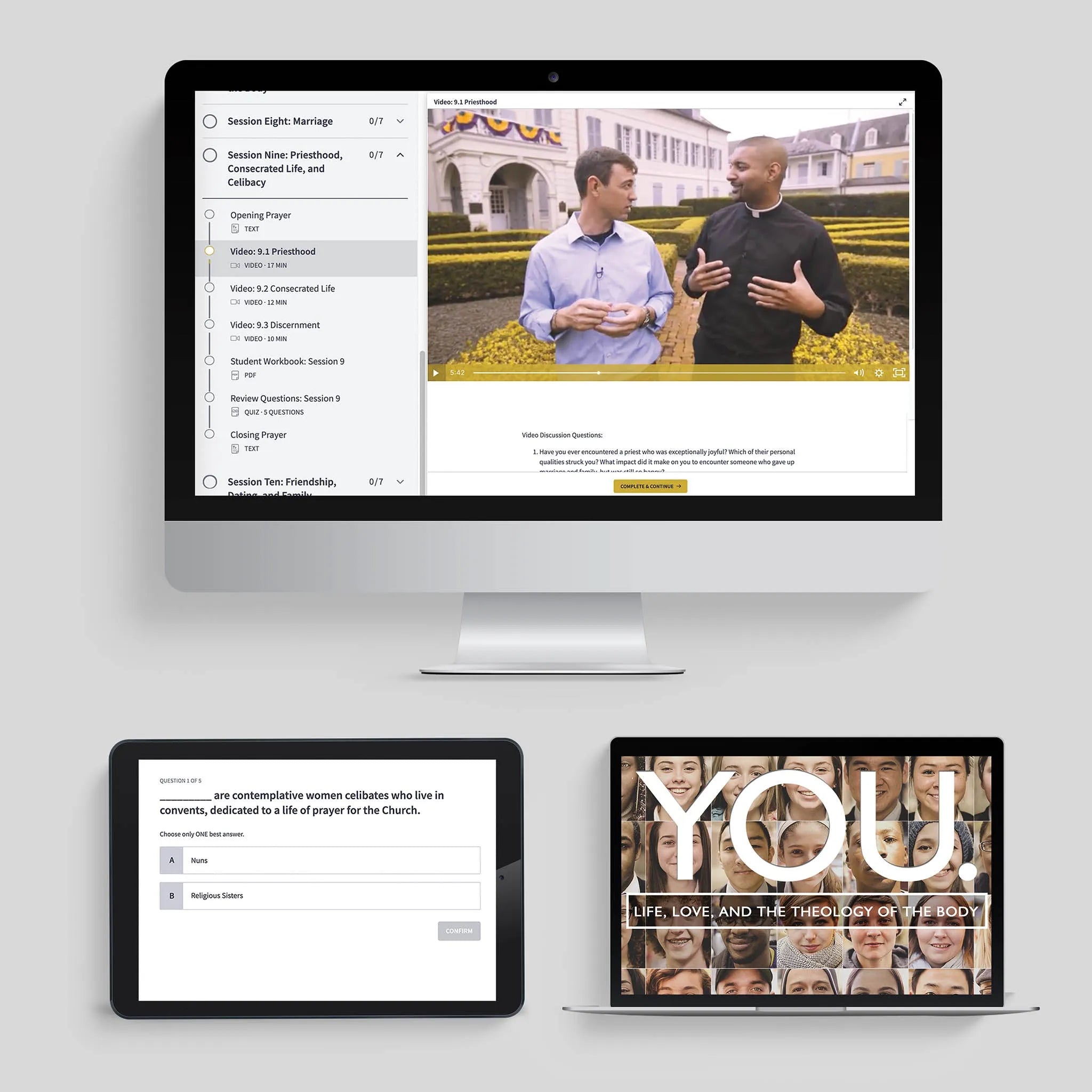 YOU: Life, Love, and the Theology of the Body, Online Course (14 Day Free Trial)