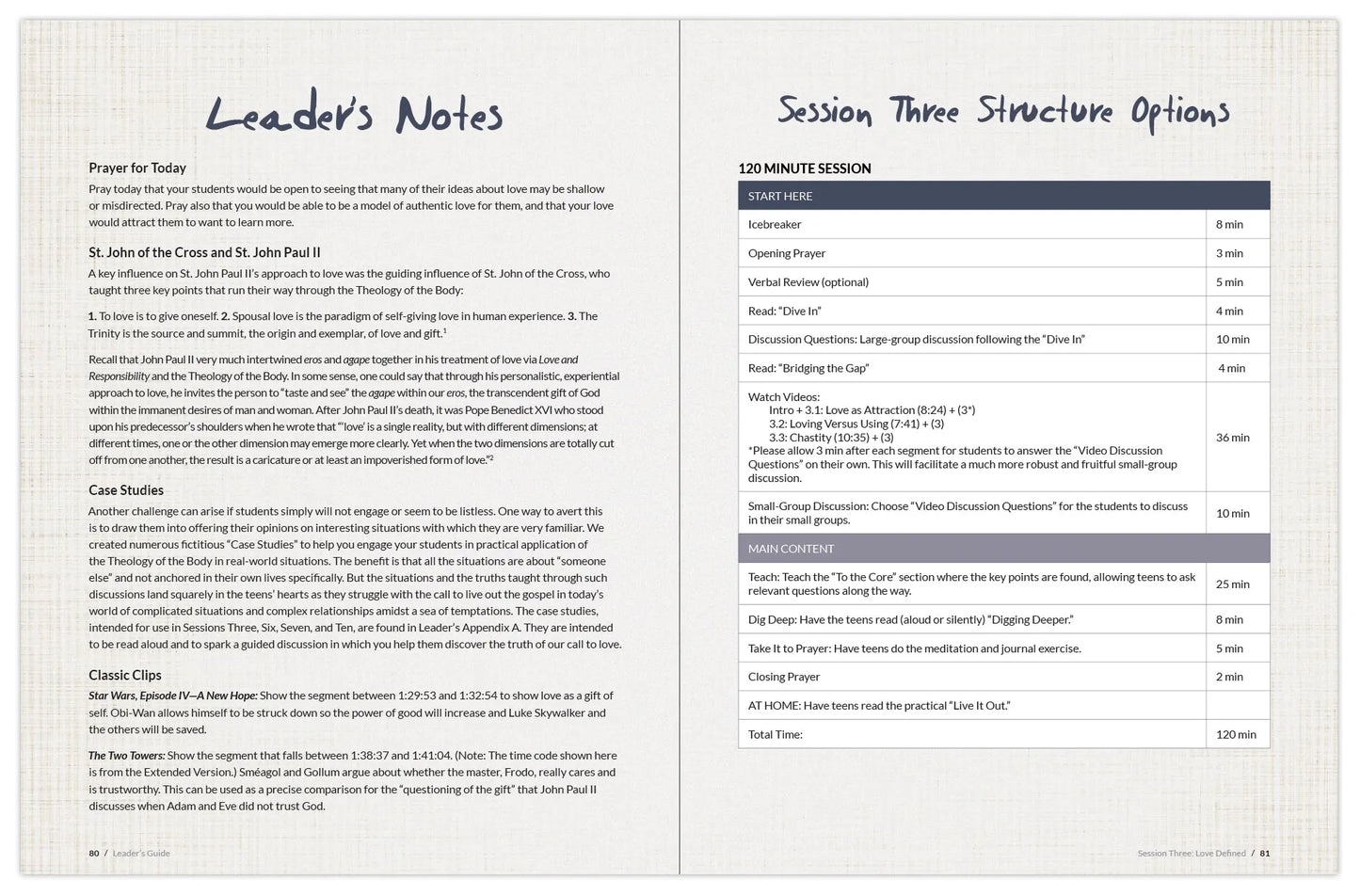 YOU: Life, Love, and the Theology of the Body, Leader's Guide (Includes Online Course Access)