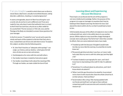 YOU: Life, Love, and the Theology of the Body, Student Pack (Includes Online Course Access