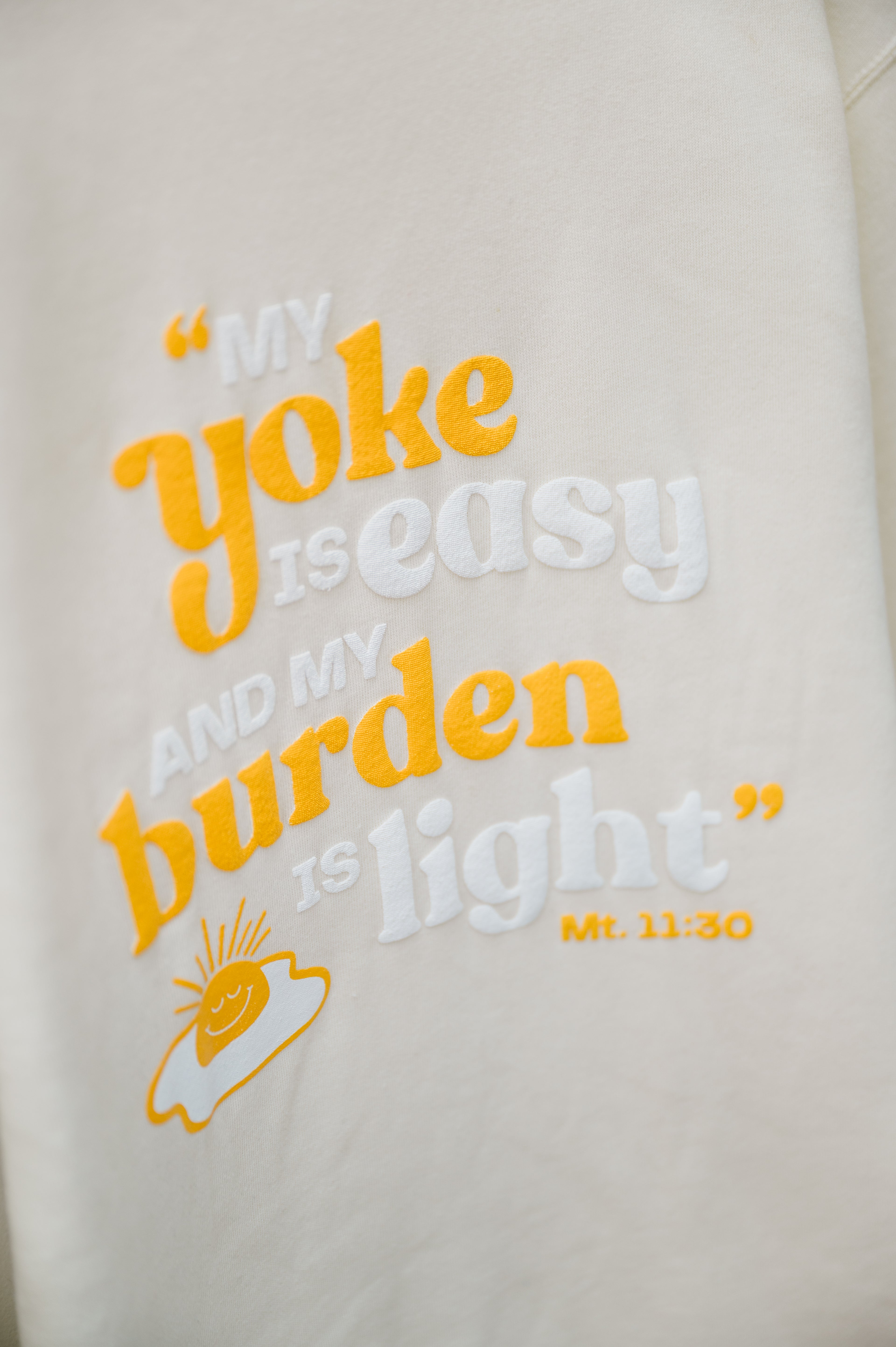 "My Yoke is Easy" / Crewneck Sweatshirt