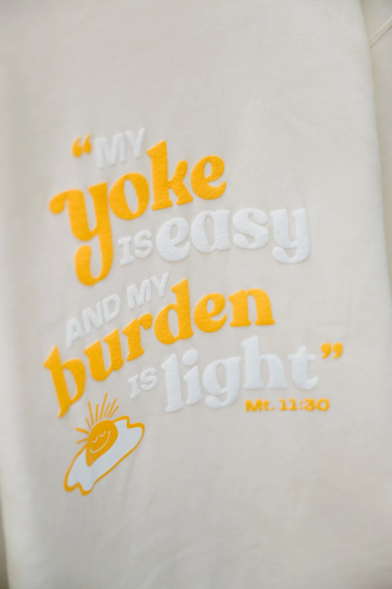 "My Yoke is Easy" / Crewneck Sweatshirt