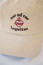 "Cor ad Cor Loquitur" / Sacred Heart of Jesus Corduroy Hat