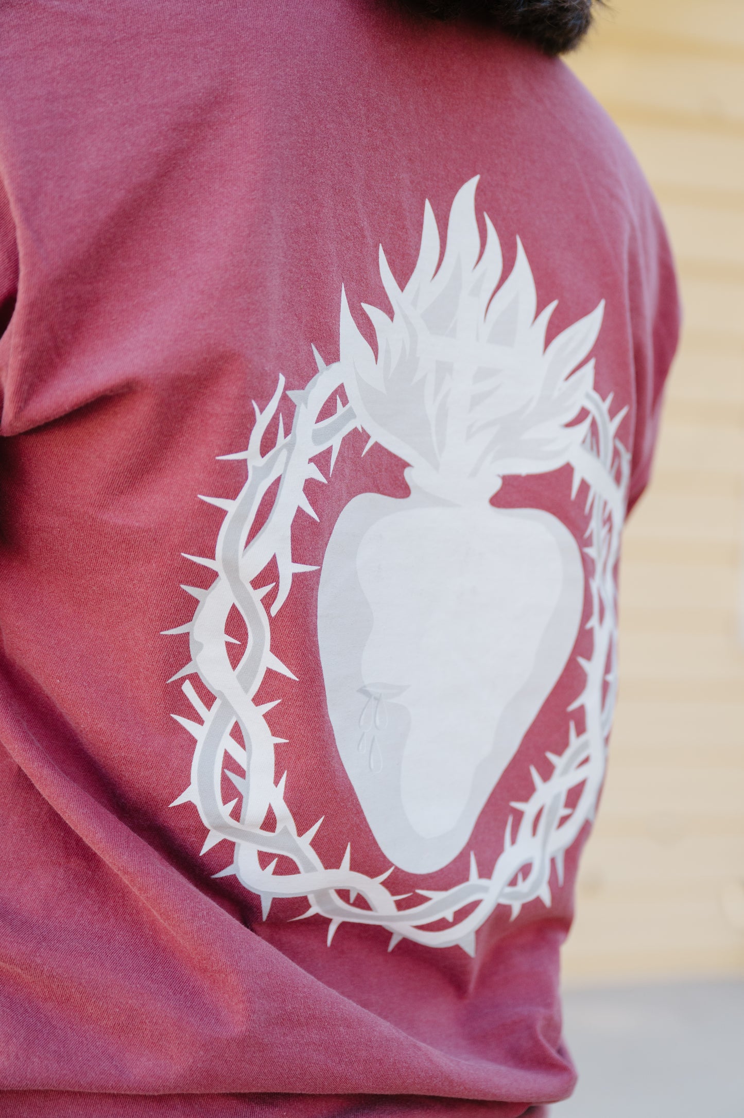 Behold the Heart of Jesus Long Sleeve Shirt