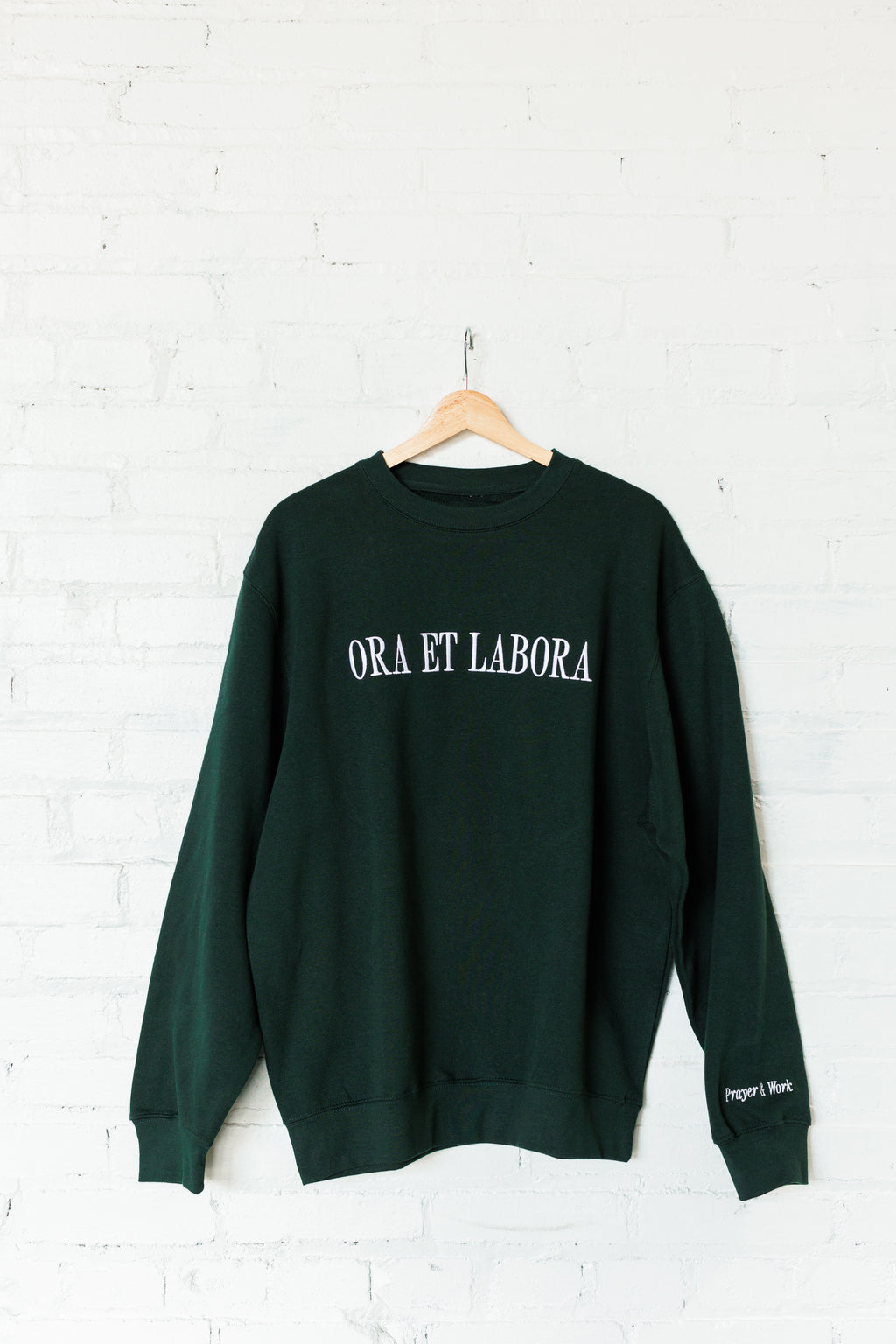 "Ora et Labora" / Sudadera de cuello redondo de San Benito