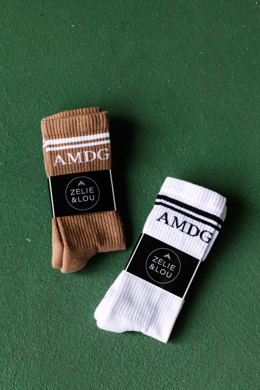 AMDG Crew Socks