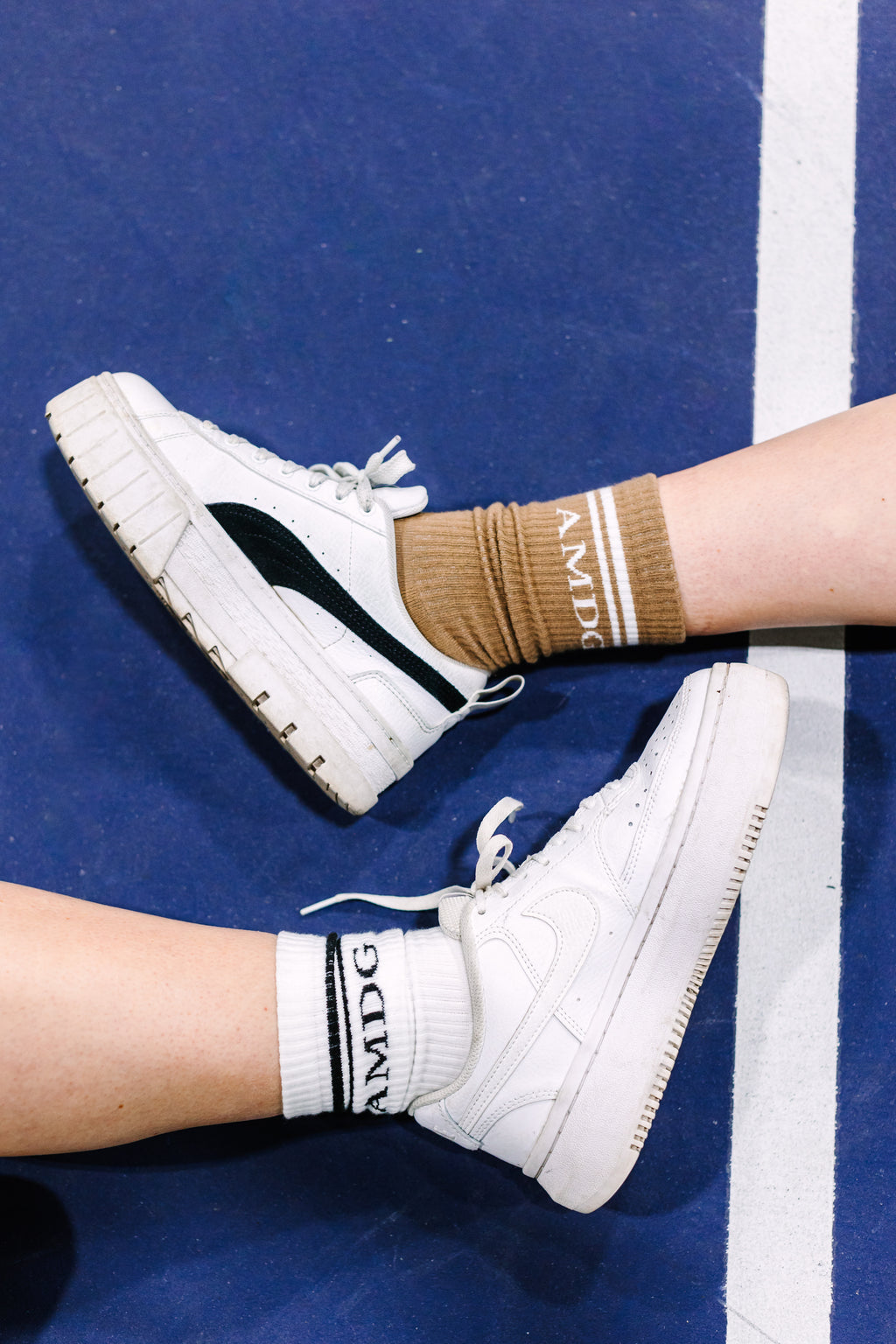 "AMDG" / Crew Socks