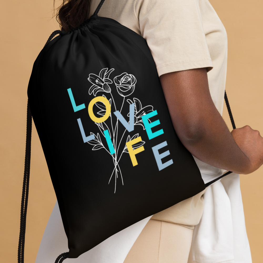 Bolsa con cordón Love Life