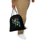 Love Life Drawstring Bag