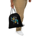 Love Life Drawstring Bag