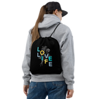 Love Life Drawstring Bag