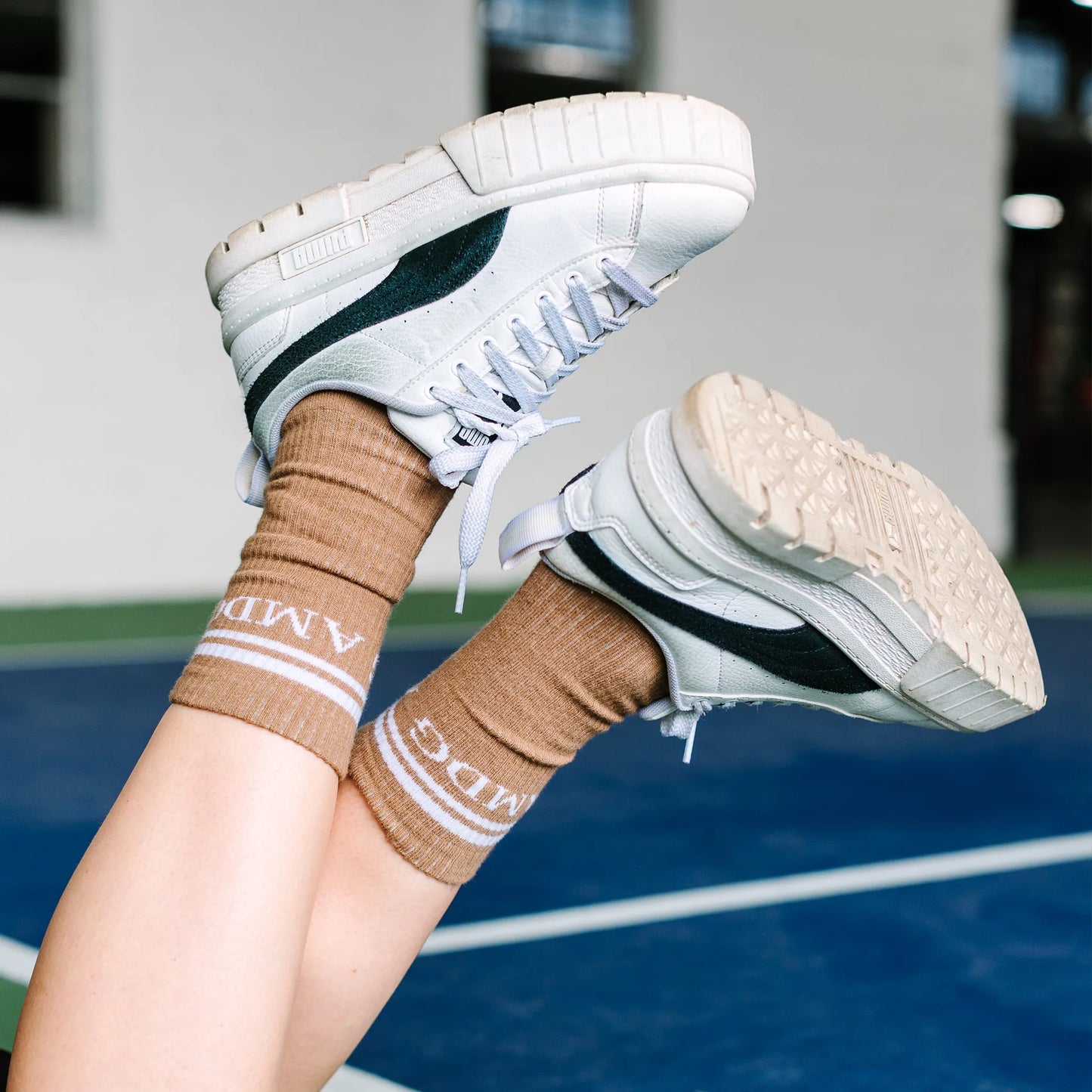 "AMDG" / Crew Socks