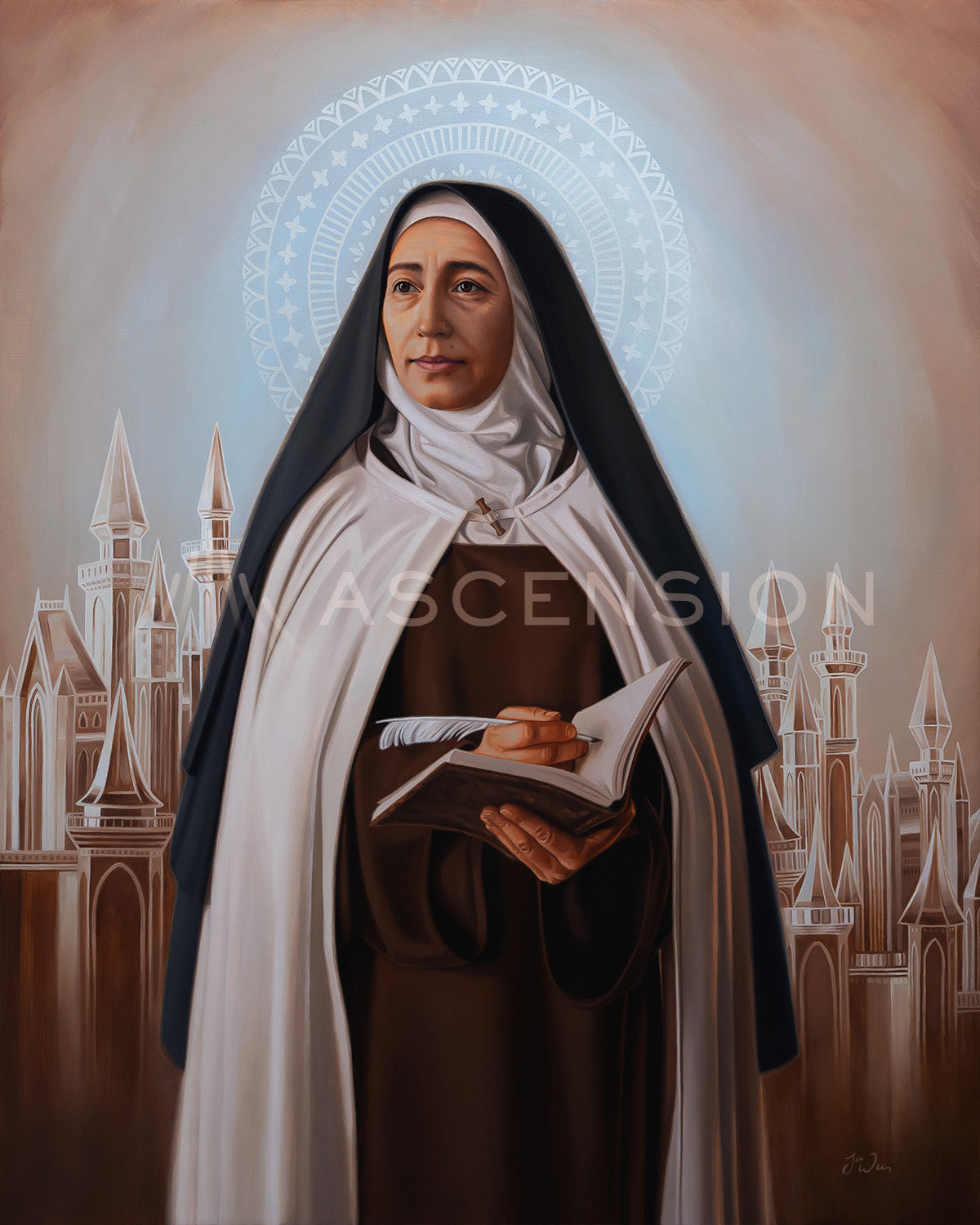 St. Teresa of Ávila Sacred Art Photo Print
