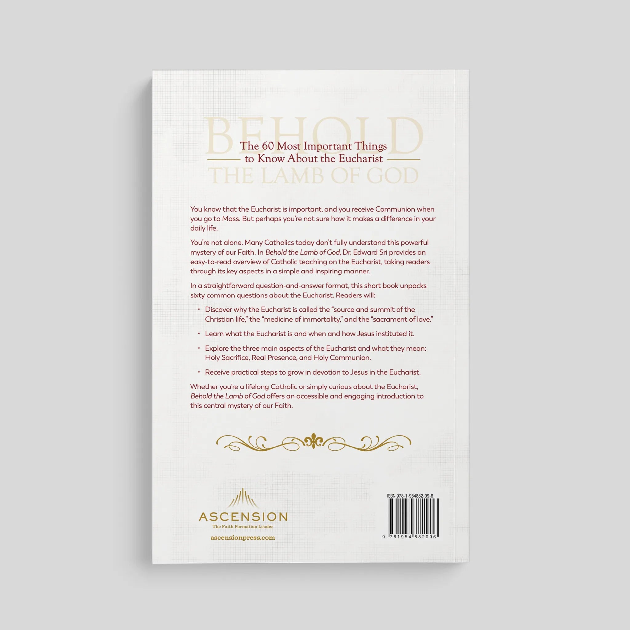 Behold the Lamb of God: 60 Questions and Answers on the Mystery of the Eucharist
