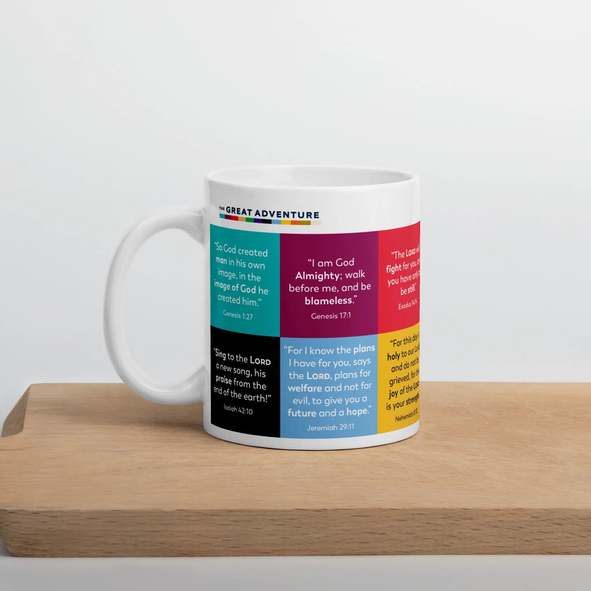 La taza de la línea de tiempo bíblica