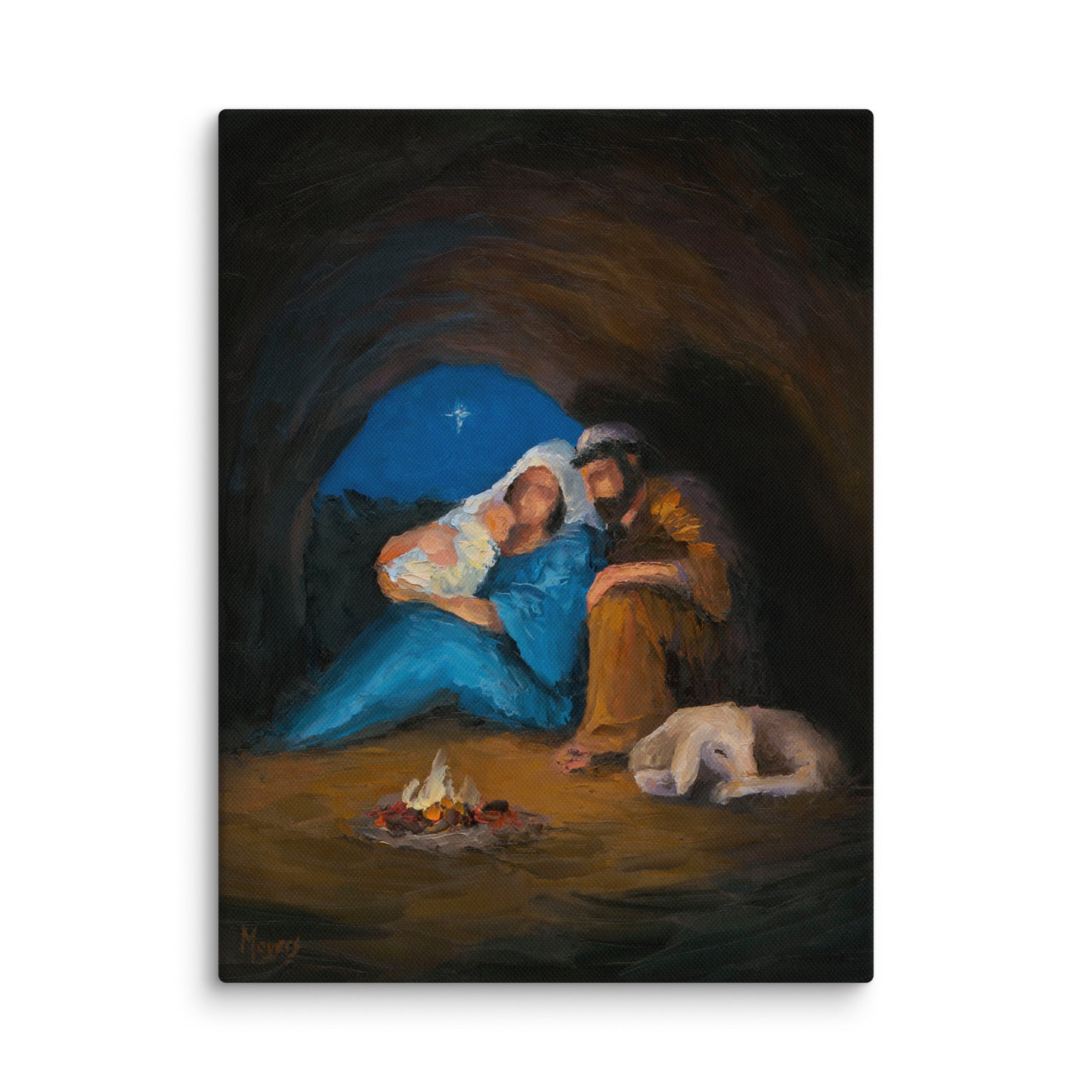 Rejoice! Fine Art Canvas Print: Silent Night, Holy Family