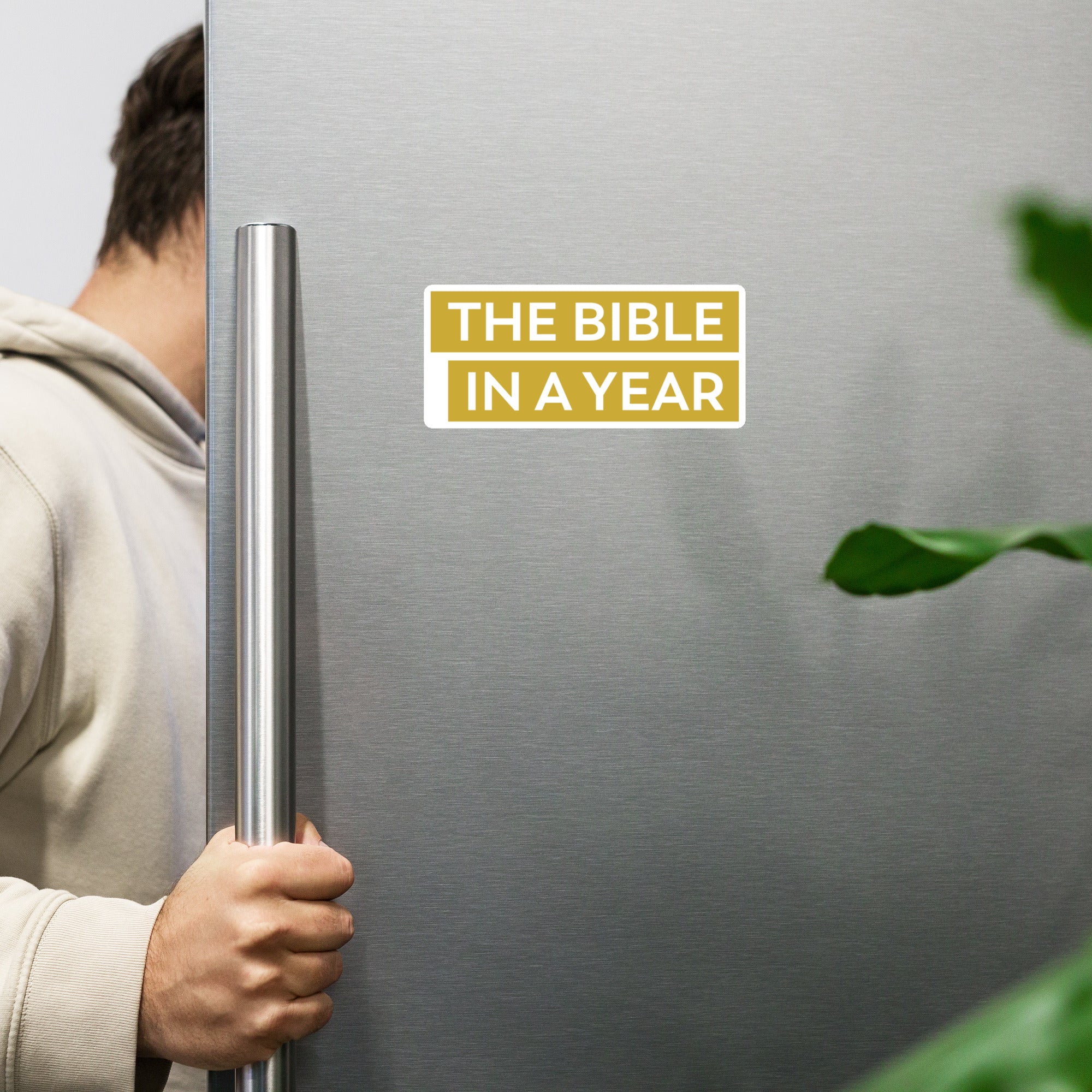 Imán del logotipo Biblia en un Año