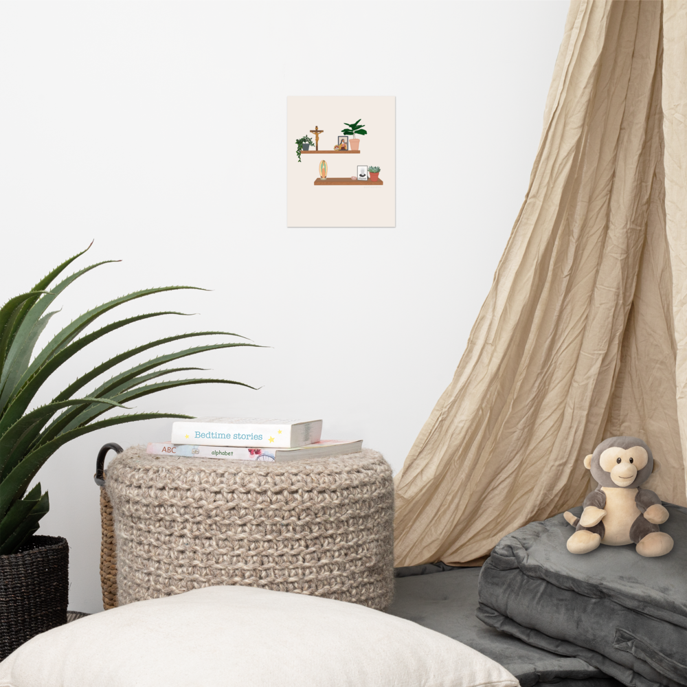 Impresiones artísticas para estanterías de estilo de vida: Zelie & Lou