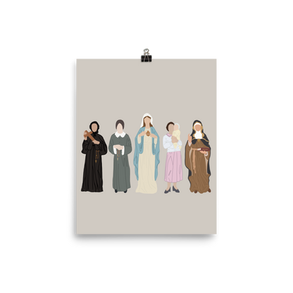 Women of Christ Prints: Zelie & Lou