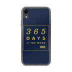 365 Days of the Word Bible in a Year Samsung Phone Case - Navy