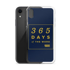 365 Days of the Word Bible in a Year Samsung Phone Case - Navy