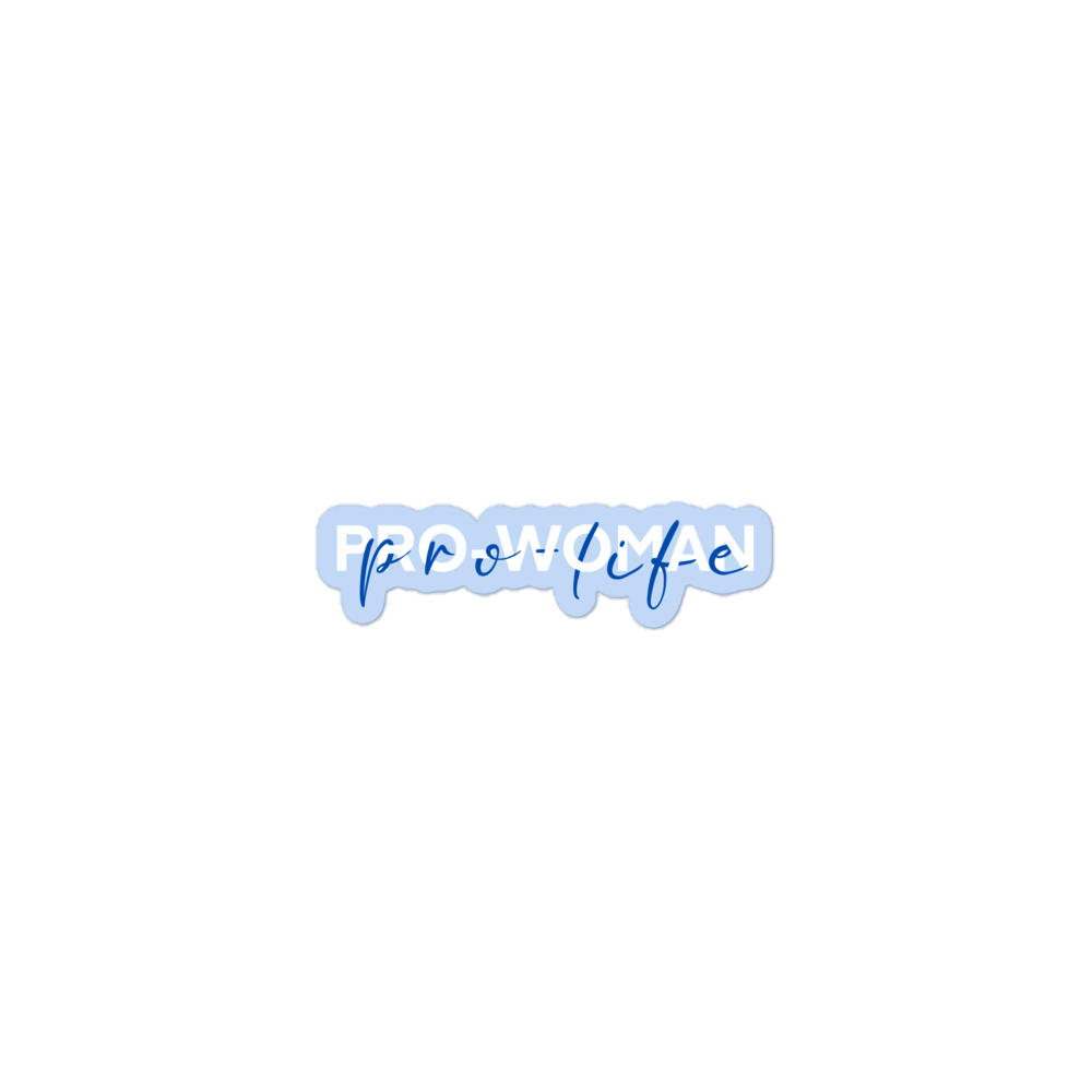 Pegatinas provida, pro-mujer