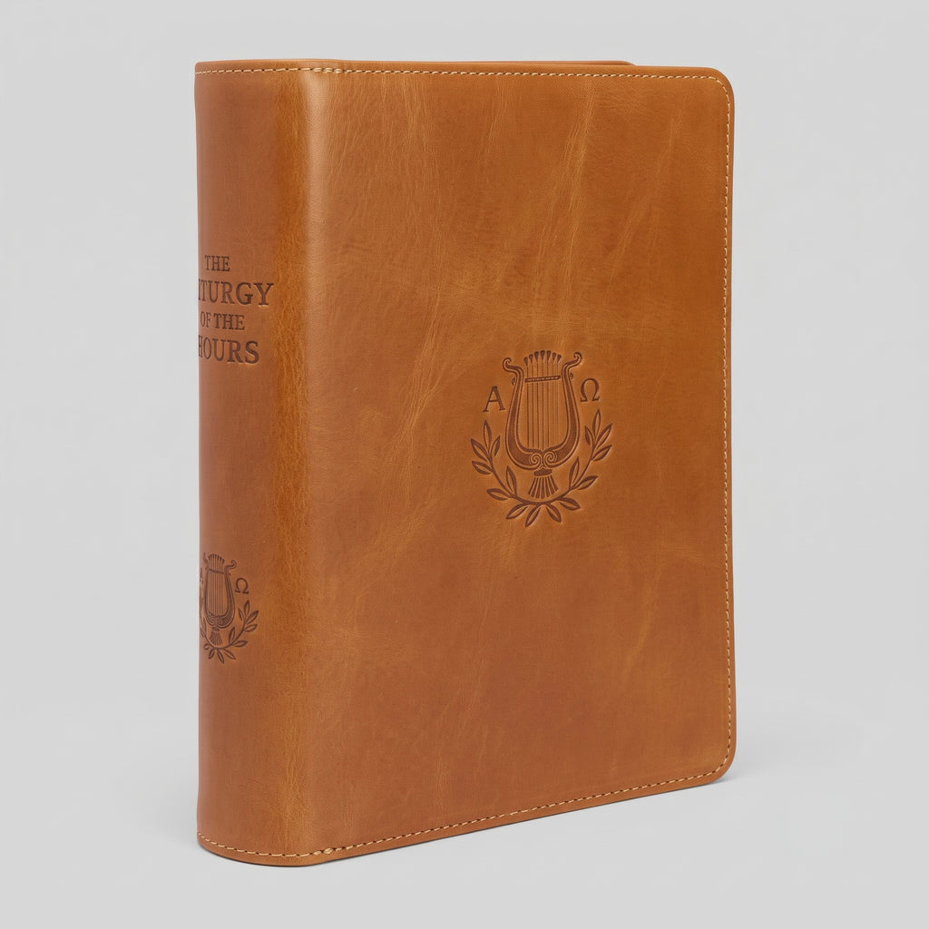 The Liturgy of the Hours, Second Edition - Premium Leather Cover (Zipper)