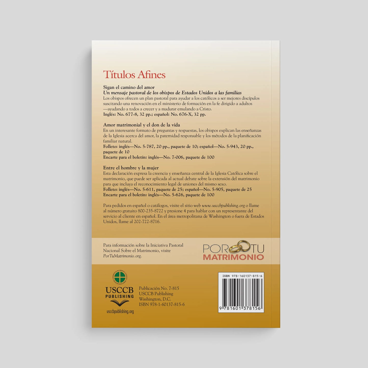 Marriage: Love and Life in the Divine Plan