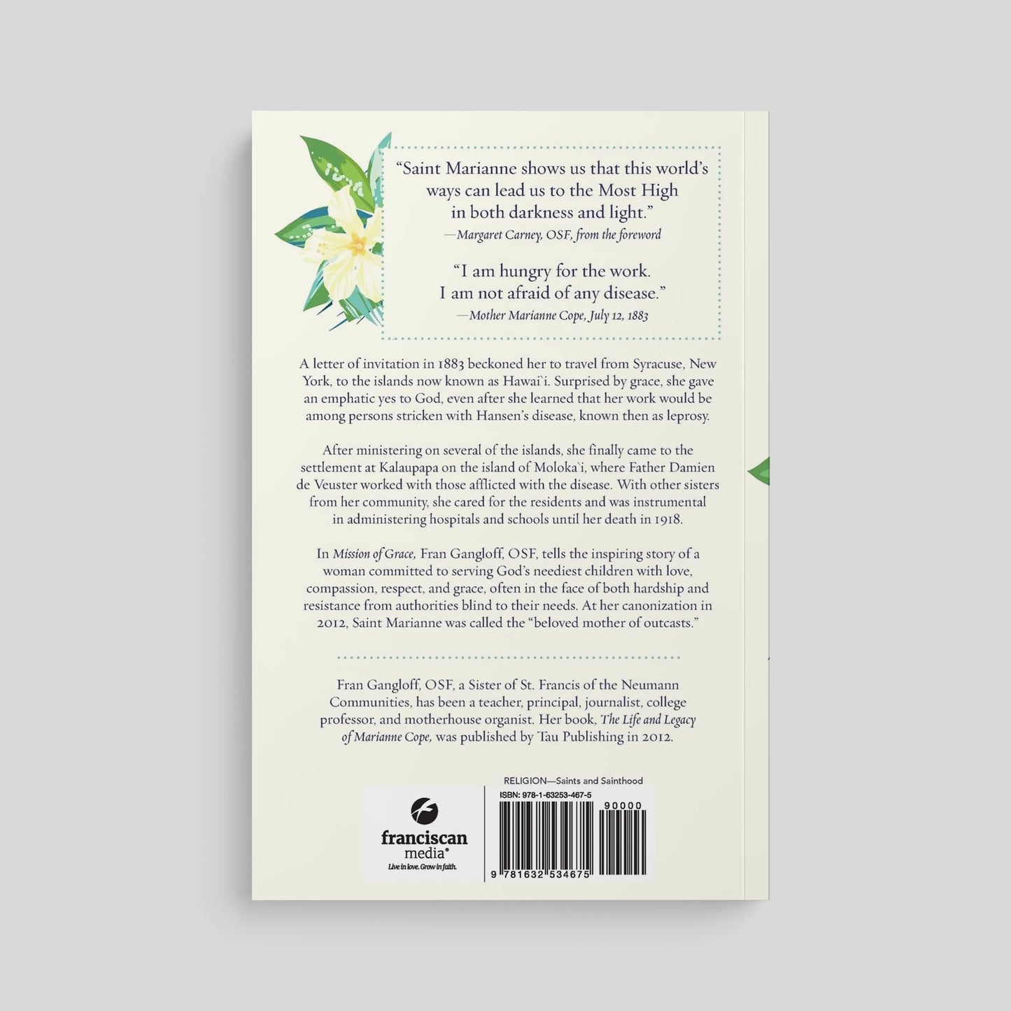 Mission of Grace: The Story of Saint Marianne Cope