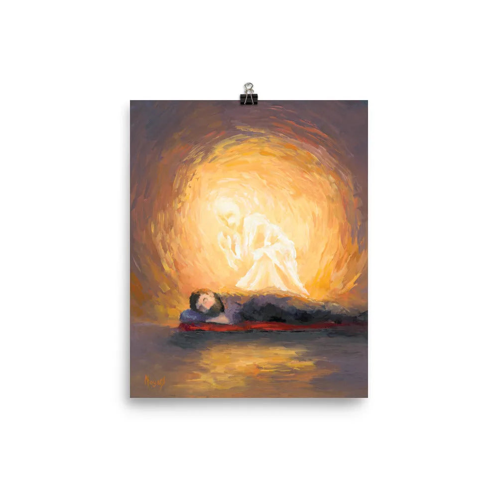 ¡Regocíjate! Láminas de arte: El ángel visita a José