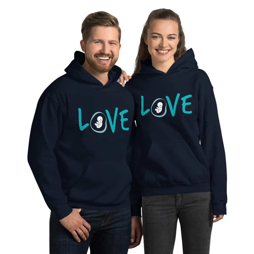 "Love" / Pro-Life Hoodie